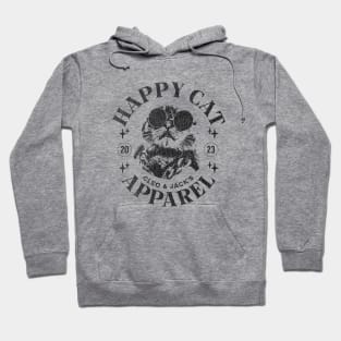 Happy Cat with Glasses Hoodie